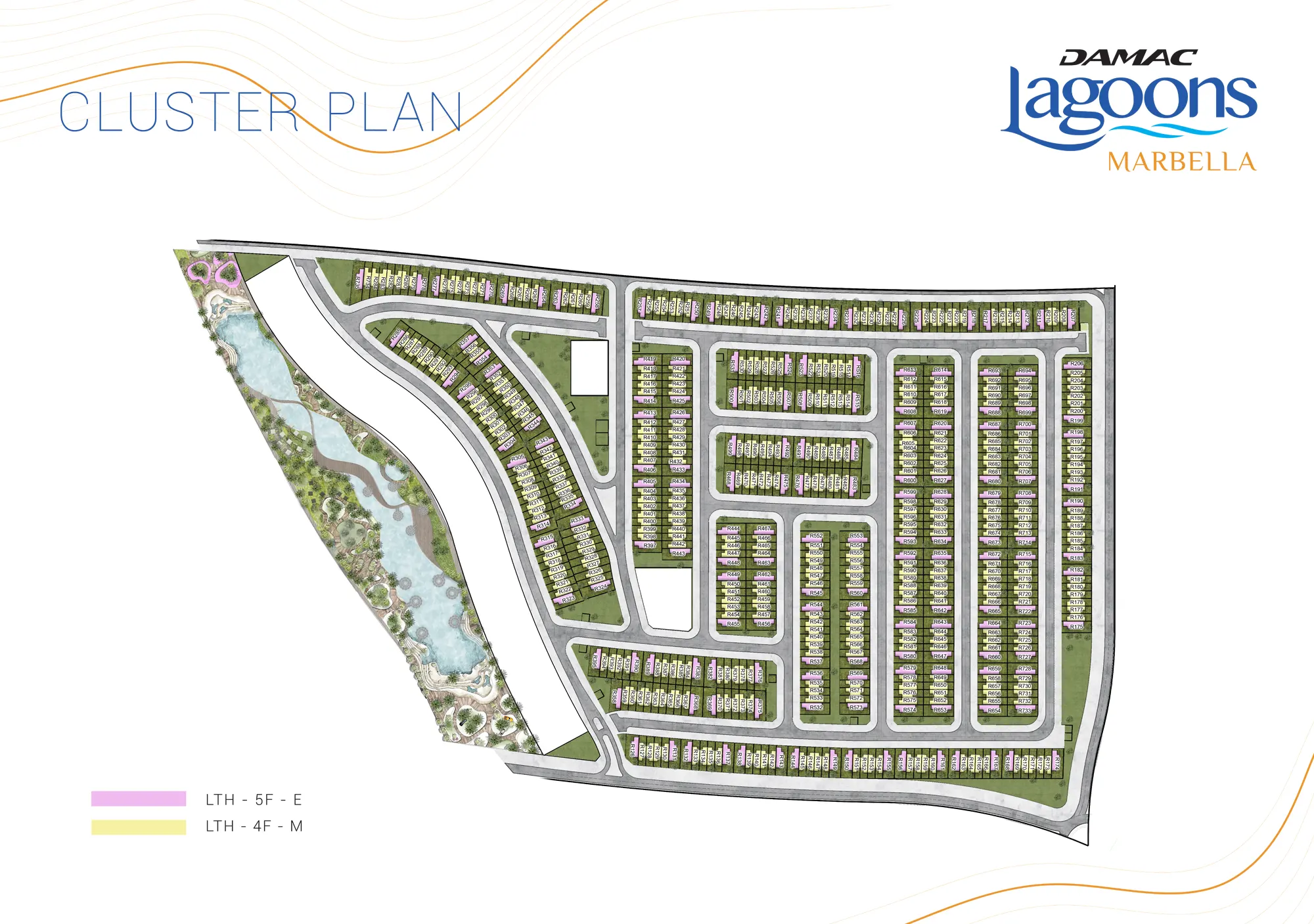 DAMAC Lagoon Marbella Master Plan