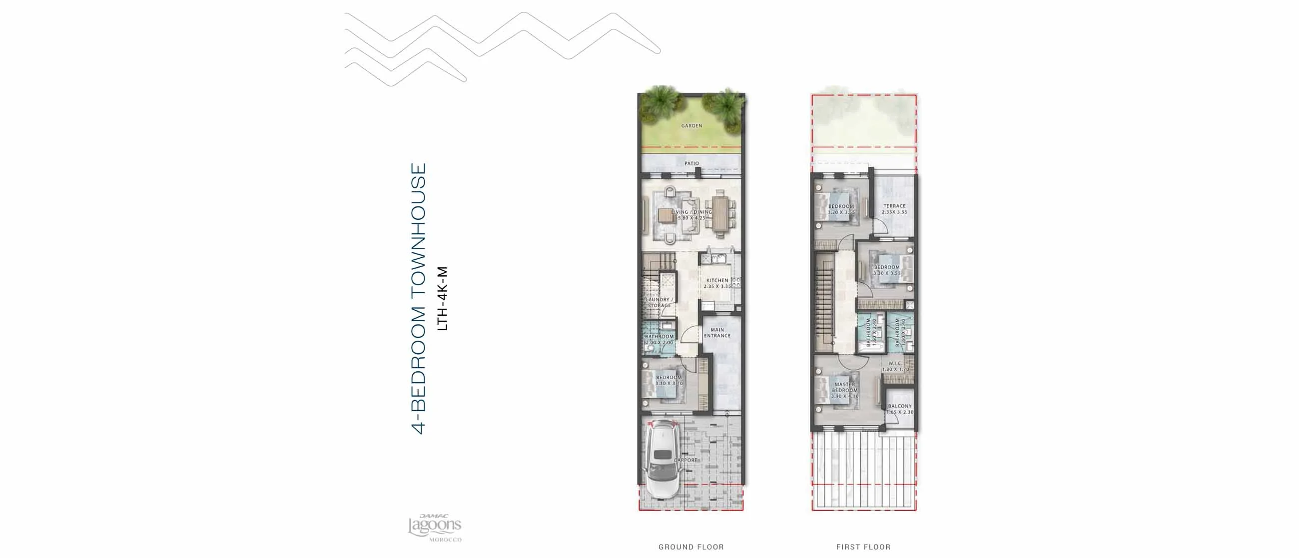 DAMAC Lagoon Morocco 5BHK Floor Plan