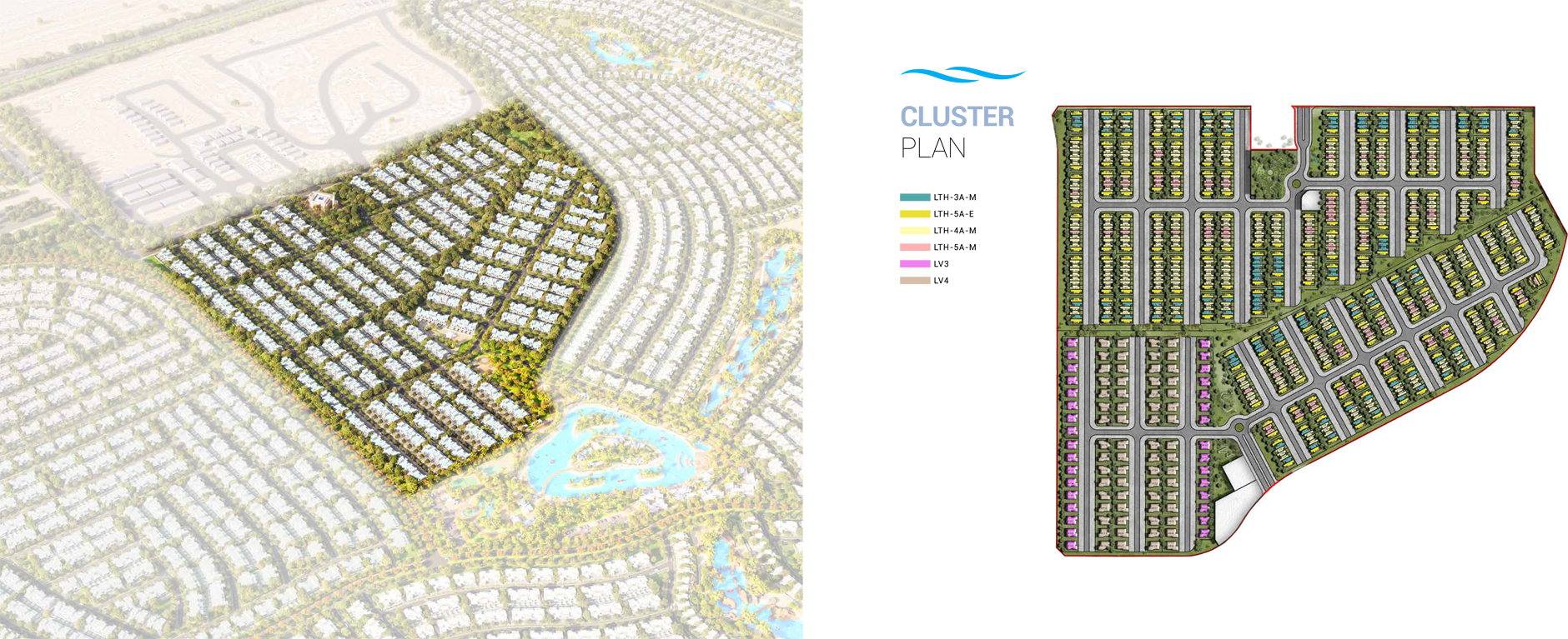 DAMAC Lagoon Santorini Master Plan