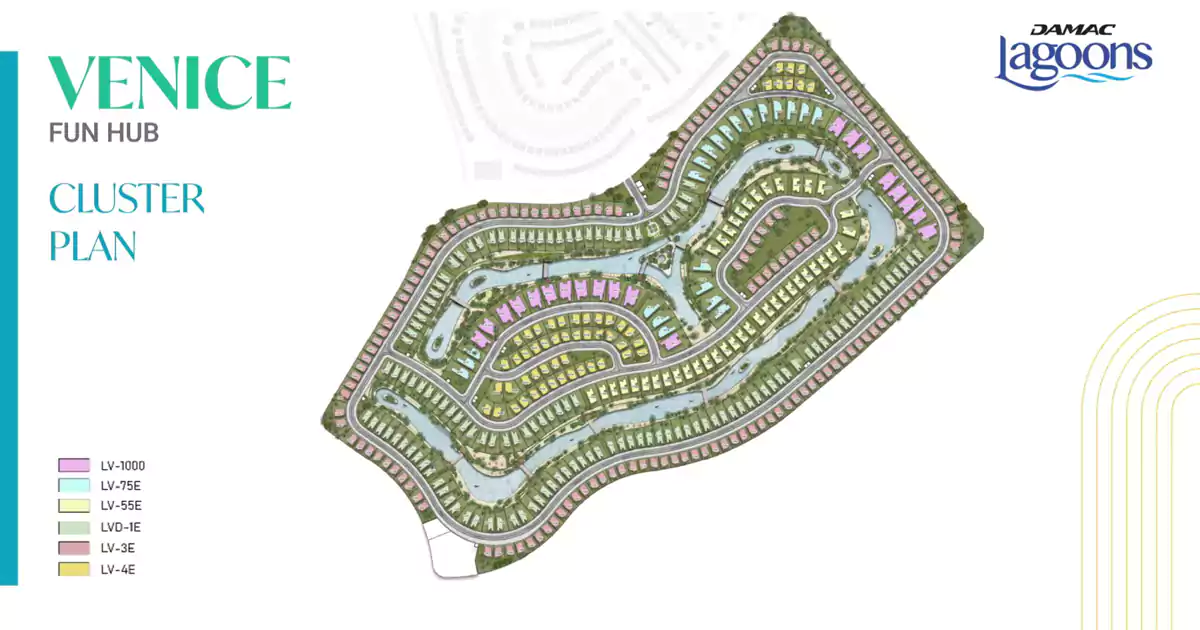 DAMAC Lagoon Venice Master Plan